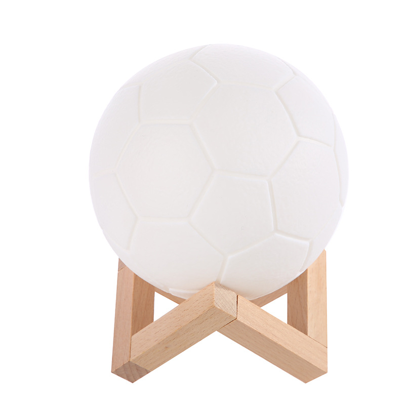 3D Creative 12cm LED Football Lamp