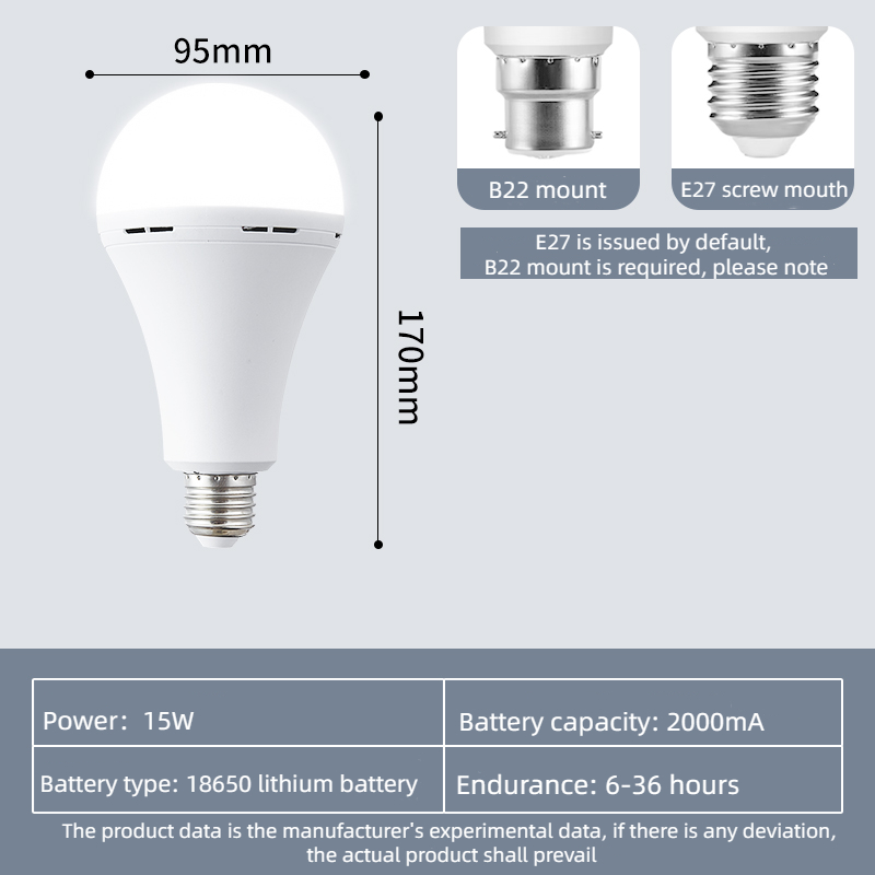 Small Waist Emergency Ball Bulb