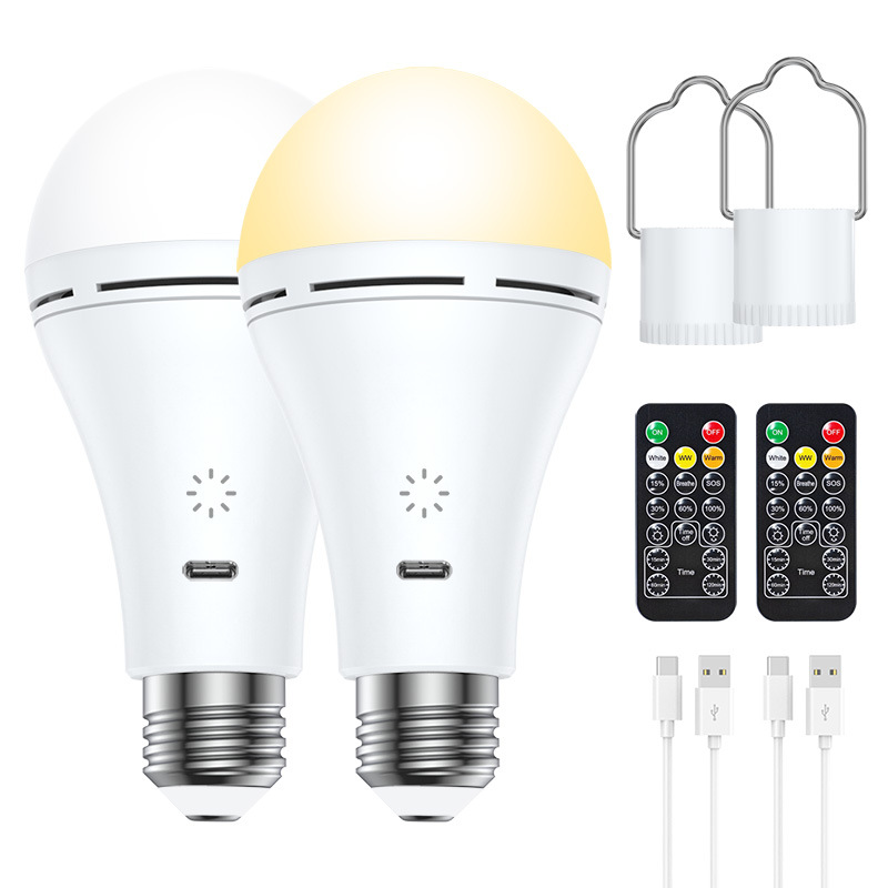 HHE-1260 Remote 3CCT Rechargeable LED Bulb