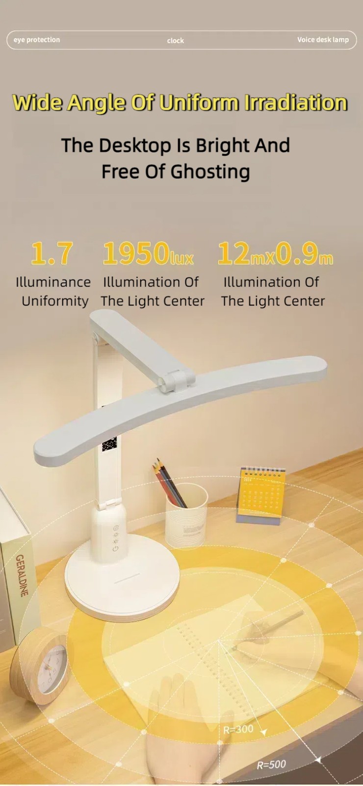 HHT-8160 Full Spectrum Desk lamp