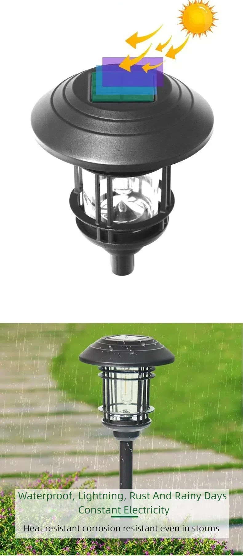 HHS-1901 LED Solar Spike Light