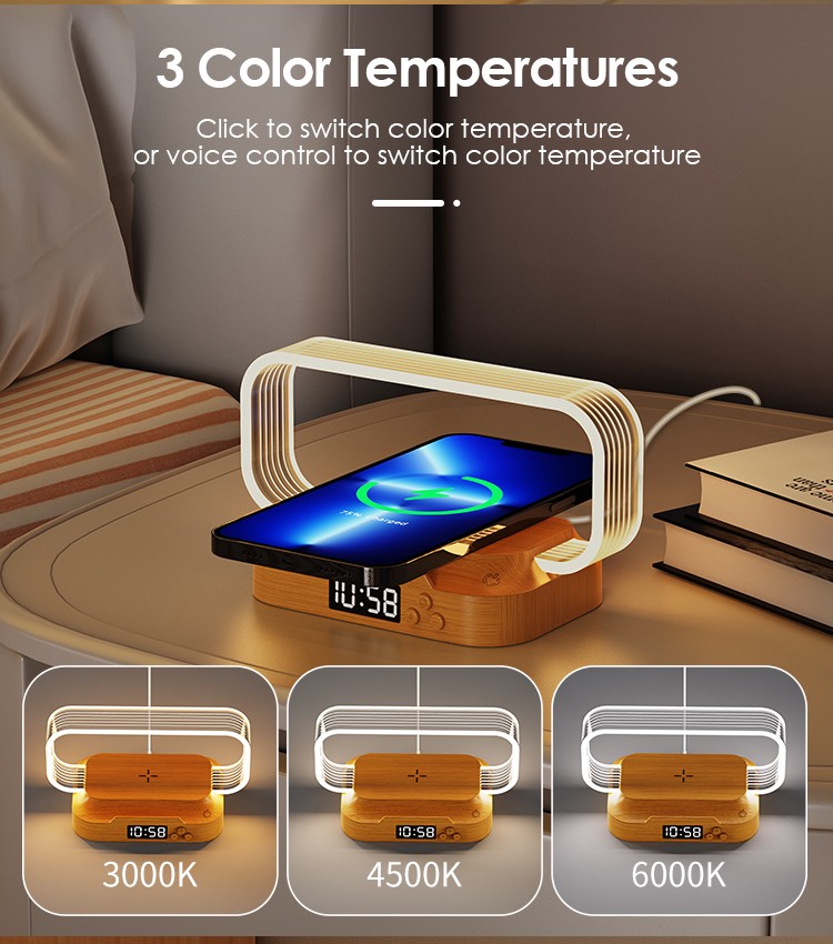 HHN-1707-WR06C LED Wireless Charging Table Lamp