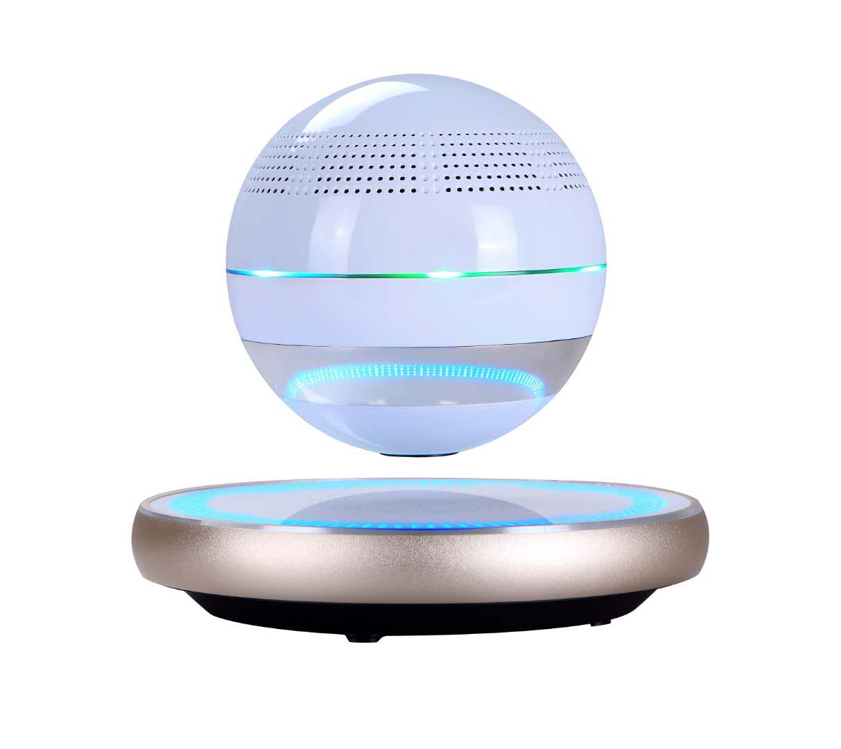 HHS005 Speaker Bluetooth Floating Moon Lamp 3D Music Lights Planet With RGB Color 7 Color LED Night Light For Bedside Decoration