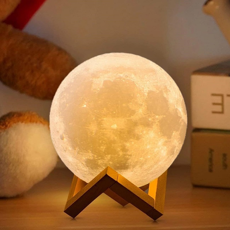 HHN-1620 3D Creative 12CM LED Moon Lamp