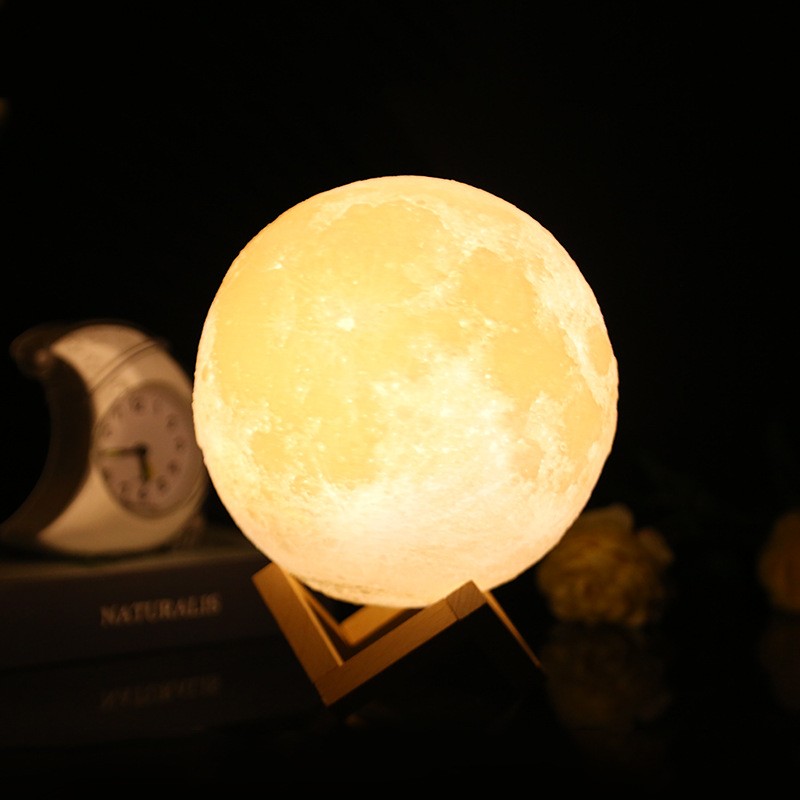 HHN-1620 3D Creative 12CM LED Moon Lamp