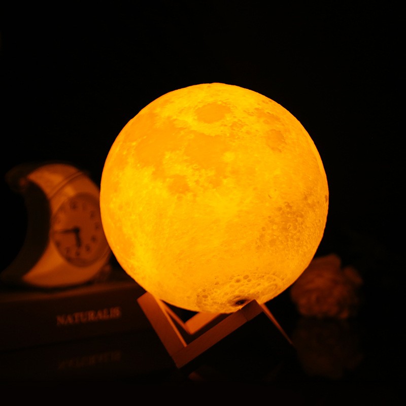 HHN-1620 3D Creative 12CM LED Moon Lamp