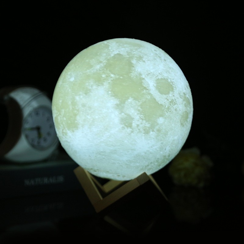 HHN-1620 3D Creative 12CM LED Moon Lamp