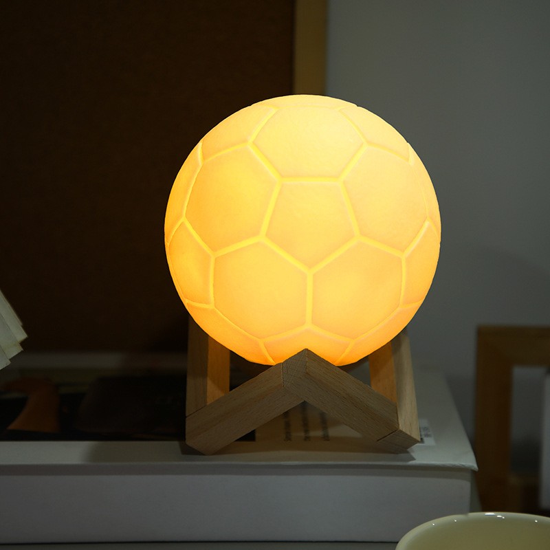 3D Creative 12cm LED Football Lamp