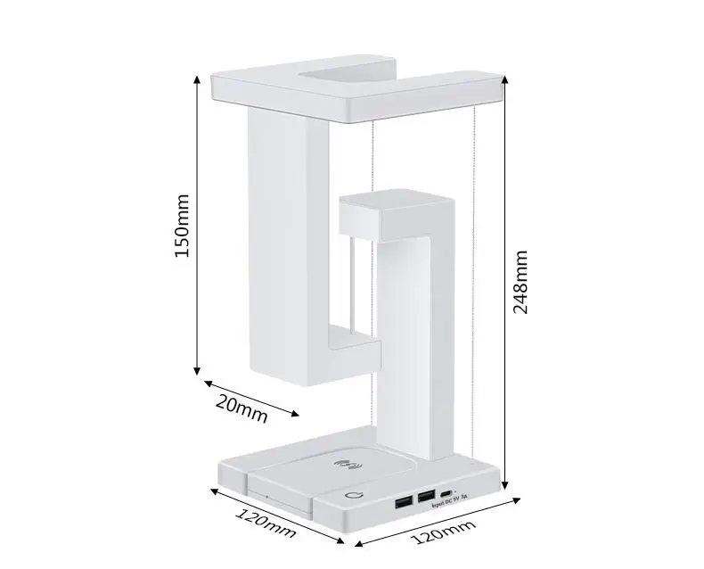 HHS020 Levitating Floating Wireless LED Desk Lamp