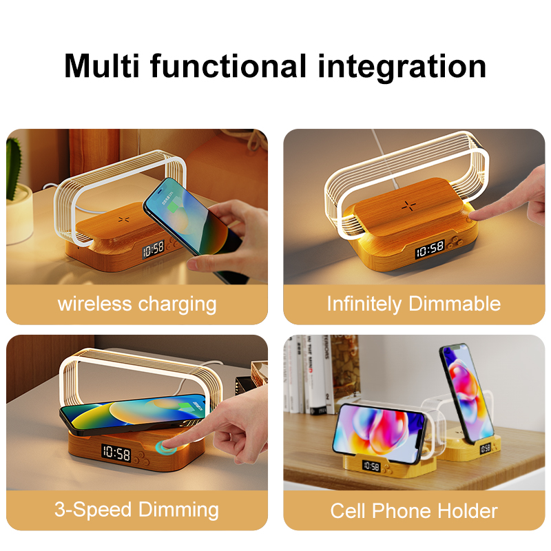 HHN-1707-WR06C LED Wireless Charging Table Lamp